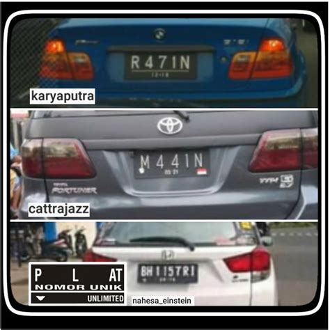 5 Plat Nomor yang Bikin Ngakak and Viral Tahun Ini! 5 Plat Nomor yang Bikin Ngakak and Viral Tahun Ini!